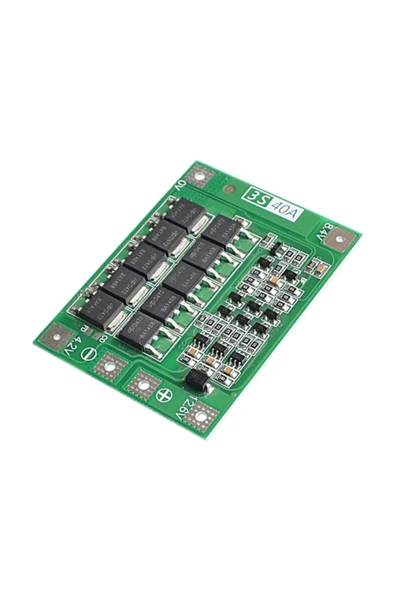 Arduino Bms 3s 40a Koruma Kartı Lityum Pil Batarya Li-ion 18650 Enhanced - Resim 4