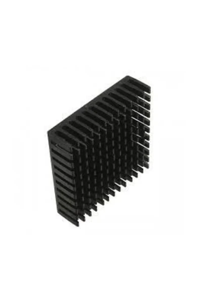 ROBİZ Aluminyum Soğutucu 4x4cm Altın Renk 40x40mm 143 Kanat Pasif Radyatör Peltier - 3