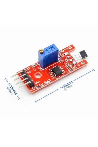 ROBİZ Manyetik Hall Effect Sensör Modülü Ky-024 ürün görseli