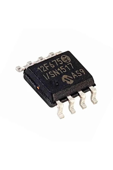 MICROCHIP Pıc12f675-ı/sn So8 8 Bit 20mhz Mcu Entegre Ic 12f675 Smd Soıc-8 - 2