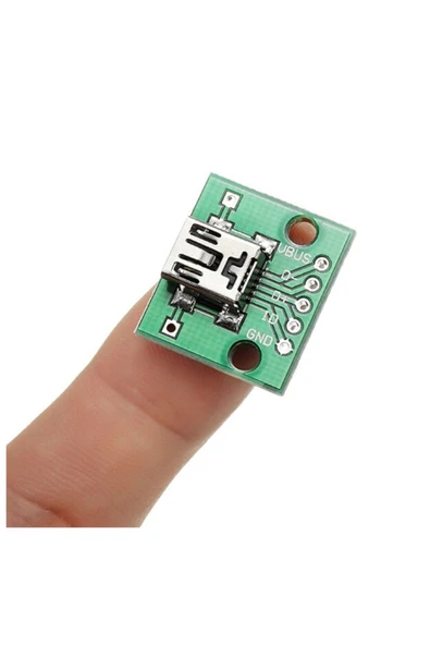 ROBİZ Mini Usb To Dip Çevirici Pcb Usb Haberleşme Deney Prototip 5v Usb - 7