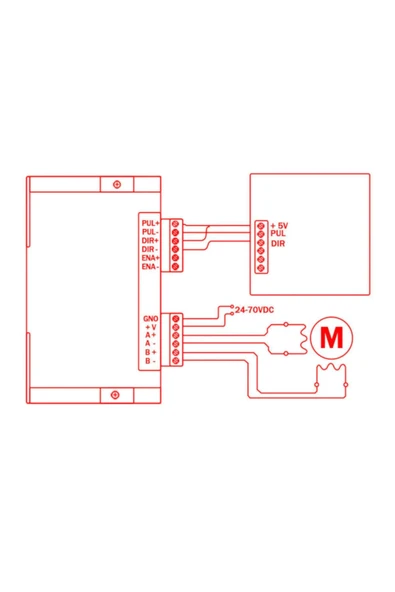 ROBİZ Dm556 2 Faz 50v 5.6a Step Motor Sürücü Nema 17 / 23 Cnc 3d Yazıcı Printer 25000 Microstep - Resim 8