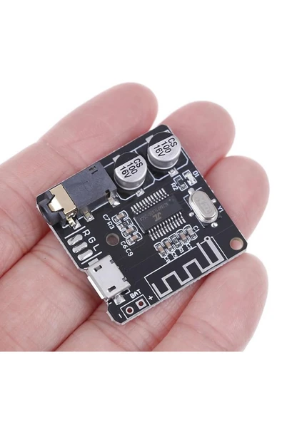 ROBİZ Vhm-314 Micro Usb Bluetooth Kablosuz Ses Mp3 Modül Amfi Müzik Çalma Kartı Dc 5v Lityum Pil - Resim 4