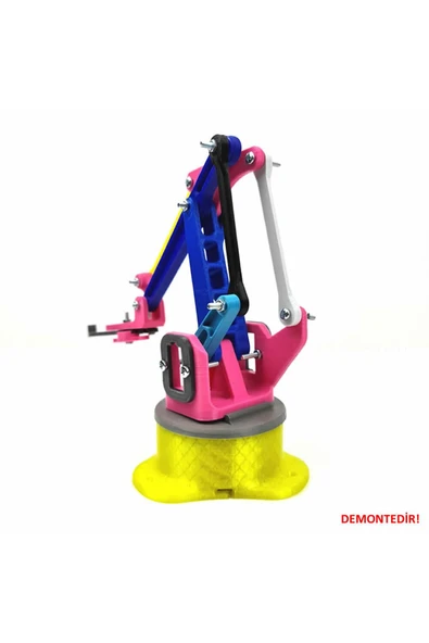 ROBİZ Demonte 3d Baskı Robot Kol Seti Vida Parçaları Eezybotarm Plastik Çok Renkli Sağ Sol Yukarı Aşağı - Resim 7