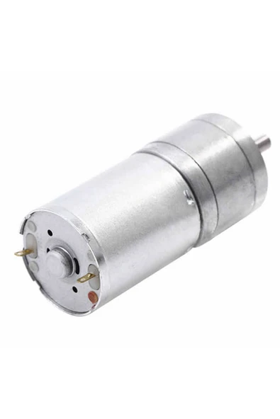 ROBİZ 24v 620rpm Jga25-370 Redüktörlü Dc Motor Metal Dişli Yüksek Tork Kuvvet 25mm Robot Oyuncak - Resim 6