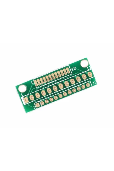 ROBİZ 12 Pin 1.27mm 2mm 2.54mm Çevirici Adaptör Pcb Kart Kablosuz Modül Jtag Lcd - Resim 4
