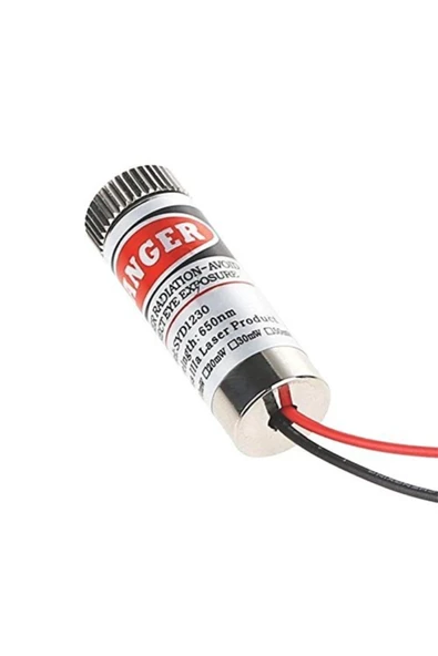 ROBİZ Çizgi Lazer Modül Kırmızı 650nm 3-5v 5mw 650nm Pointer Lens Ile Odak Ayarlı 12mm Çap - Resim 3