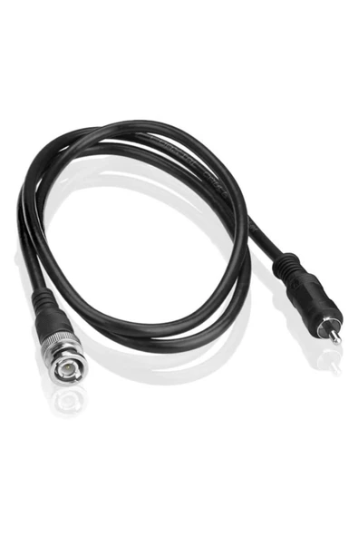 ROBİZ Bnc To Rca Kablo 1 Metre Video Ses Sinyal Taşıyıcı Konnektör