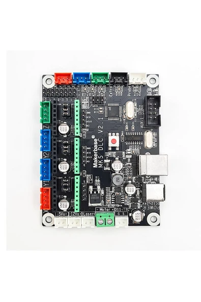 ROBİZ Makerbase Mks Dlc V2.1 Mainboard Step Motor Sürücü Kart Cnc Lazer Gravür Kazıma G-code Grbl A4988 - Resim 7