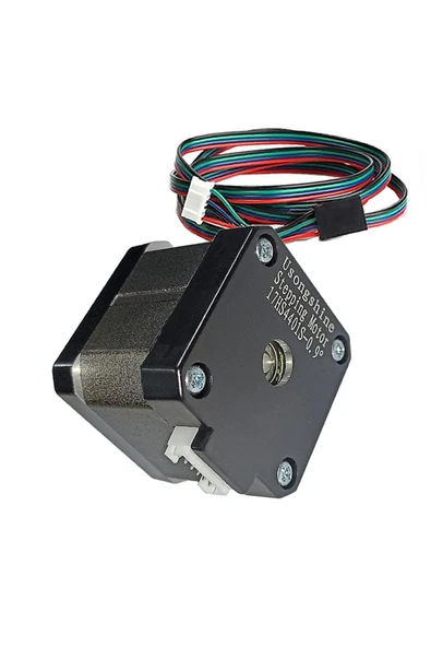 ROBİZ 17hs4401s-09 Nema 17 Step Motor 0.28n.m 0.9 Derece 400 Adıım D Mil 2 Faz 1.3a 3d Yazıcı Printer - Resim 6