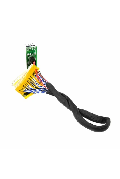 ROBİZ 30 / 40 Pin To Dıp8 Lcd Led Ekran Aparatı 2 In 1 Edid Kablo Notebook Dizüstü 24c02 Okuma Yazma - Resim 5