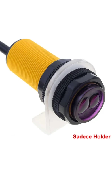 ROBİZ 18mm Çap Sensör Plastik Tutucu Pleksi Montaj Parçası Şeffaf Tutucu Sabitleme Braket Holder LJ18 - Resim 7