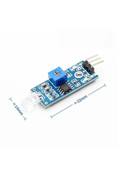 ROBİZ Lm393 Light Sensör Modül Işık Fotosel Işığa Duyarlı Dijital Çıkış ürün görseli