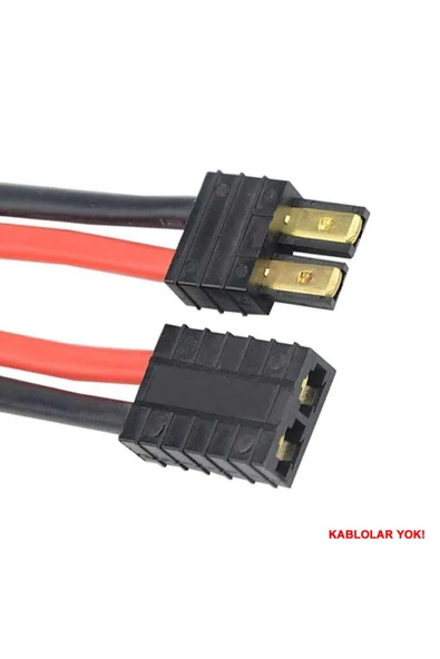 ROBİZ Trx Erkek Dişi Soket Çifti Traxxas Altın Kaplama 30a Lityum Lipo Pil Batarya Akü Bağlantı - 5