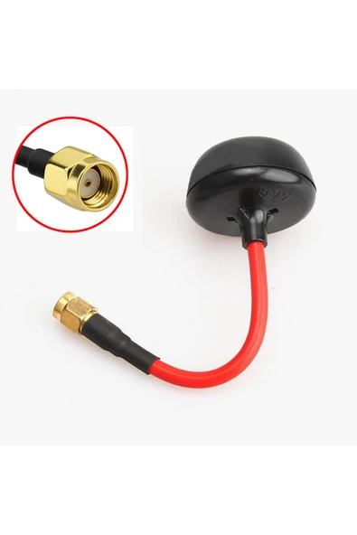 Alkatronik 5.8ghz Rpsma Erkek Anten Esnek Dairesel Polarize Omni Mantar Anten Rc Fpv Drone Multicopter - Resim 7