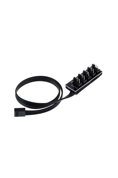 ROBİZ 40cm 5li Fan Port Çoğaltıcı Kart Cpu Soğutucu Güç Hub Uzatma - Resim 6