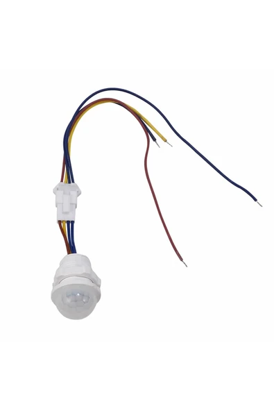 Alkatronik 220v Pır Hareket Sensörü 25cm Kablolu Led Lamba Tavan Işık Merdiven Otomatik Armatür Projektör - Resim 8