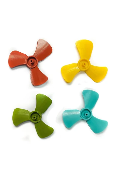 ROBİZ 60mm 3 Kanat Pervane Oyuncak Pervane Rüzgar Gülü Su Botu RC DIY Motor Propeller - Resim 6