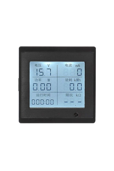 ROBİZ Dc 6-100v 20a Dijital Voltmetre Ampermetre Wattmetre Voltaj Akım Güç Empedans Enerji Tüketim Ölçme ürün görseli
