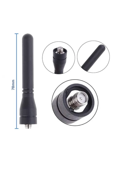 ROBİZ 2.15db Anten Sf20 400-470mhz Sma Dişi Rf Kablosuz Haberleşme Telsiz Baofeng Bf-888s