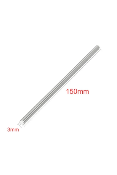 ROBİZ 3mm X 150mm Metal Mil Çelik Çubuk Aks Oyuncak Rc Araba Robot - Resim 7