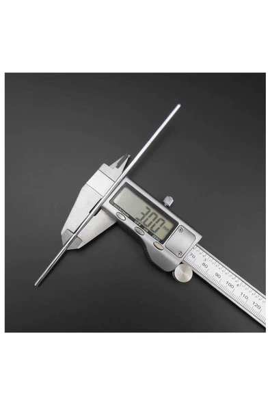 ROBİZ 3mm X 150mm Metal Mil Çelik Çubuk Aks Oyuncak Rc Araba Robot - Resim 4