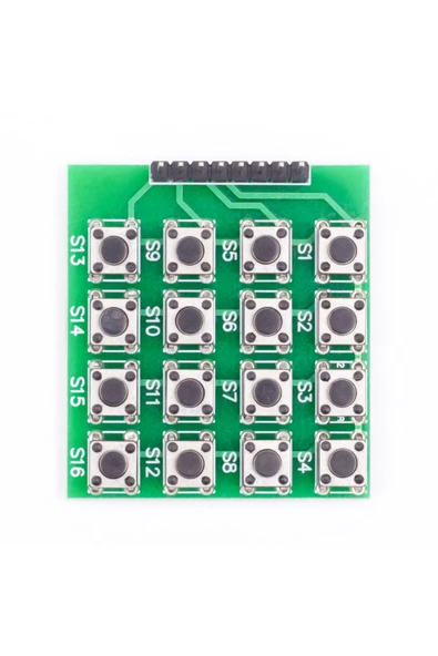 ROBİZ 4 X 4 Matrix Keyboard Keypad 16 Buton Tuş Takımı Keyboard Klavye Alarm Şifre Kilit Güvenlik - Resim 5