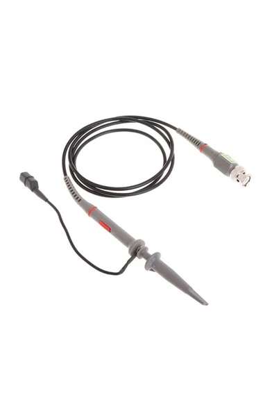 ROBİZ P6100 Osiloskop Probu 100mhz X1 X10 Kazanç Anahtarlı Dc 300 / 600v Catıı Bnc 1 Metre Kablo Skop - Resim 8