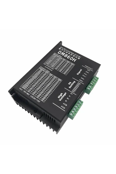 ROBİZ Dm860h 2 Faz Dc 110v 7,2a Step Motor Sürücü Fanlı Nema 23 34 4000 - Resim 2