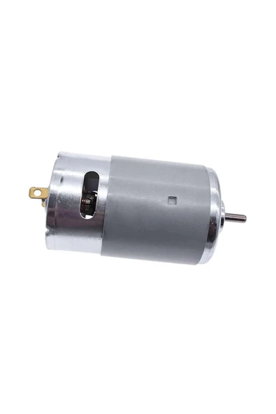 ROBİZ Rs555 Dc Motor 12v 7500rpm Yüksek Hız Tork Matkap Torna Cnc Router Motor Dairesel - Resim 3