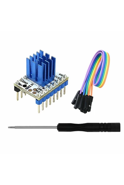 ROBİZ Mks Trinamic Tmc2209 V2.0 Step Motor Sürücü Soğutuculu Makerbase 1/256 Step 1.7a Cnc 3d Yazıcı - Resim 7