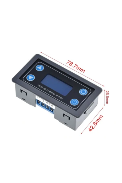 ROBİZ Xy-wj01 Zamanlayıcı Röle Modül Dc 6-30v 1000w Anahtar Panel Tip ürün görseli