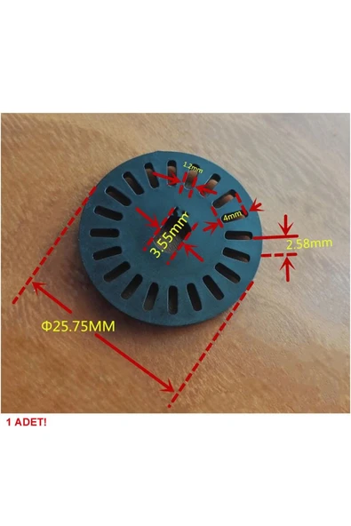 ROBİZ Kod Disk Plastik 20 Göz Motor Hız Rpm Mesafe Ölçme Algılayıcı Sensör Infrared Ir Rotary Enkoder - Resim 7