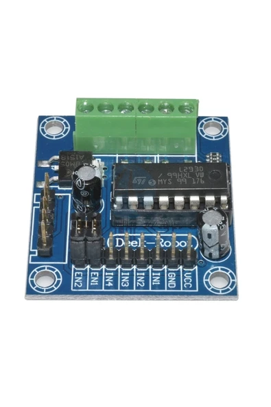 OEM Mini L293d Motor Modül-4 Adet Dc Motor Sürücü - Step Motor Sürücü - Resim 6