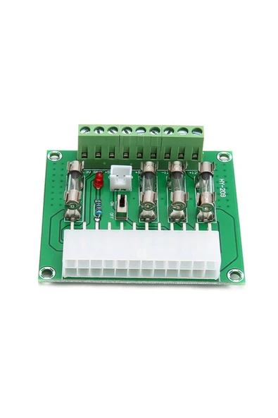 ROBİZ Atx Güç Kaynağı Voltaj Çıkış Kartı Dağıtım Kartı Hy-209 Klemens - Resim 3