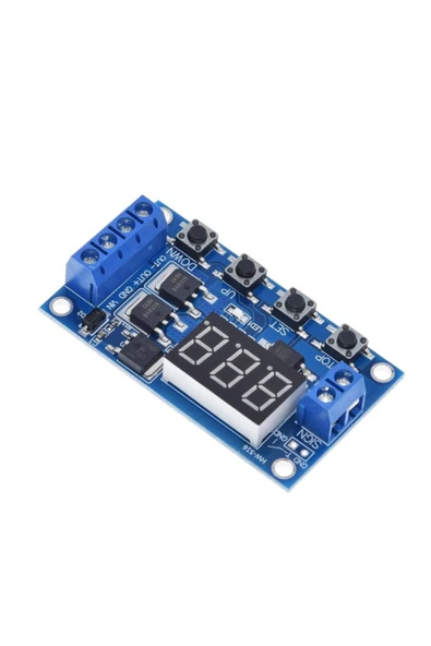 ROBİZ Zamanlayıcı Timer Modül Dual Mosfetli Gecikmeli Başlangıç 0-999sn - Resim 6
