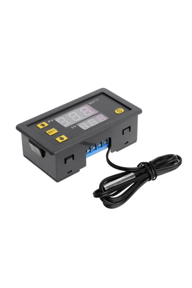 ROBİZ W3230 Dc 12v Dijital Termostat Modül Sıcaklık Kontol Kartı Isıtıcı Soğutucu Kuluçka Akvaryum - Resim 5