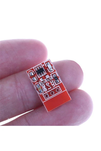 ROBİZ Ttp223b Kırmızı Dokunmatik Sensör Modülü Touch Kapasitif 1 Kanal Buton Dokunma Algılayıcı Sensör - Resim 2