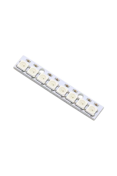 ROBİZ 8 Bit Neopixel Ws2812b 5050 Rgb Led Modü Adreslenebilir Stick - Resim 6