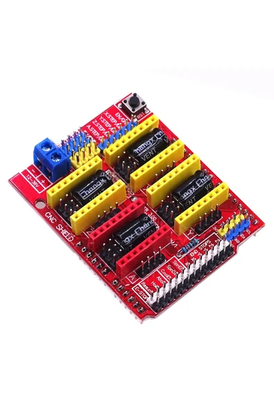 ROBİZ Arduino Cnc Shield A4988 Drv8825 Drv8833 Cnc 3d Yazıcı Step Motor - Resim 3