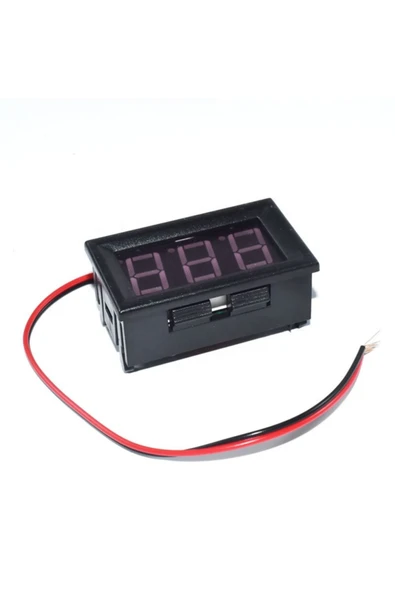 ROBİZ Alkatronik 0.56' Ac 70-500v Dijital Kırmızı Voltmetre Iki Telli Panel Tip 70v-500v Kırmızı Voltmetre - Resim 5