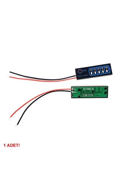 ROBİZ 5-30v Pil Kapasite Göstergesi 2s / 8s Li-ion Lifepo4 Kurşun Asit Batarya Akü Seviye Kapasite - Resim 2