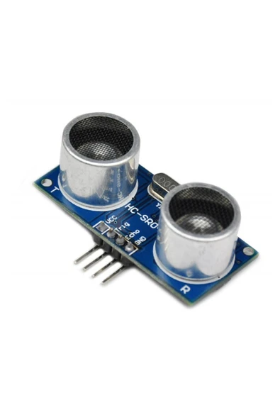 ROBİZ Hc-sr04 Ultrasonik Mesage Algılama Sensörü Mesafe Engel Uzaklık Algılama Ultrasonic Ses Sensörü - Resim 3
