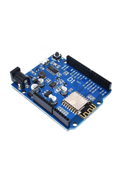 ROBİZ Arduino Wifi Shield Esp-12f Wifi Esp8266 Uno R3 Shield Wemos D1 Kablosuz Internet Haberleşme Iot ürün görseli