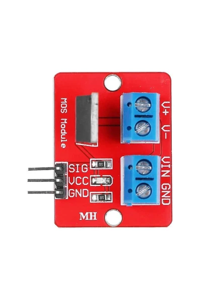 ROBİZ Irf520 Mosfet Sürücü Kartı Klemens Bağlantı Soketi Ssr Röle Motor Led Lamba Parlaklık Dimmer - Resim 4