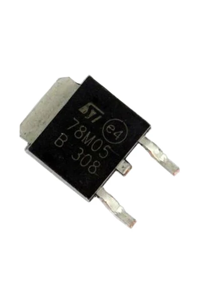 ROBİZ 78m05 3 Pin Dc 5v Lineer Voltaj Düşürücü Regülatör Enregre - Resim 2