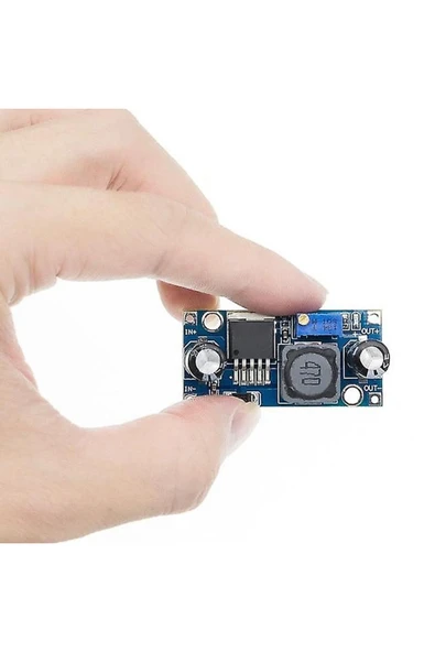 ROBİZ Ayarlanabilir 3a Mini Güç Kaynağı Voltaj Düşürücü Lm2596 Modül - Resim 2