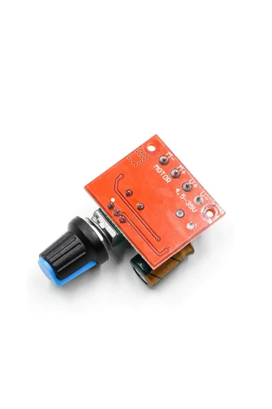 ROBİZ 5v / 35v 5a Mini Dc Motor Sürücü Hız Kontrol Devresi 0-100% Pot Kontrollü Pwm Dc Led Dimmer - 8