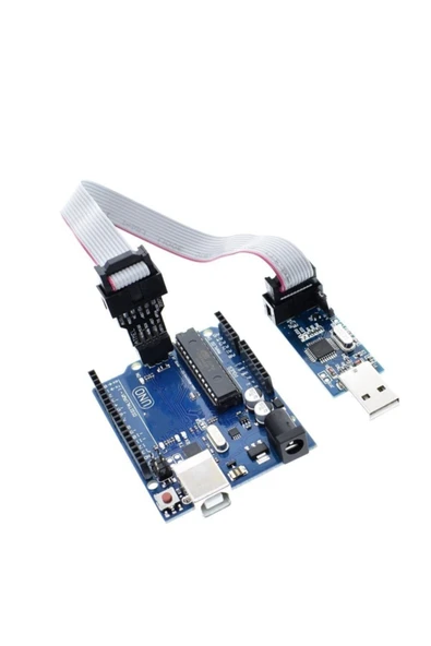 ROBİZ 10 Pin To 6 Pin Atmel Programlayıcı Çevirici Kartı Arduino Uno R3 Mega 2560 Avrısp Mkıı Usbasp - Resim 10