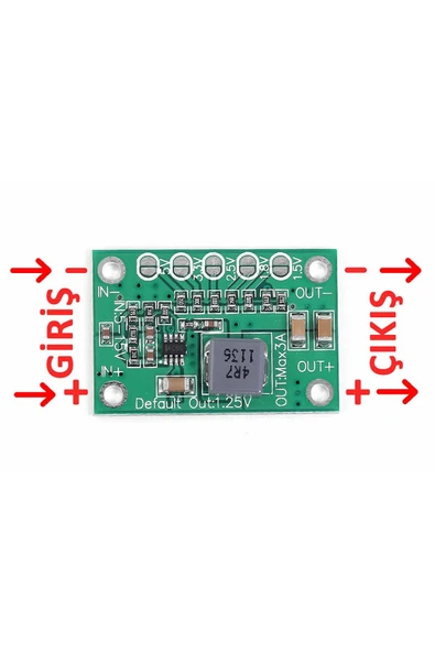 ROBİZ 5-16v 3a Voltaj Düşürücü Modül Ca-1235 Dc Dc Çevirici Ayarlanabilir Güç Kaynağı Step Down Power